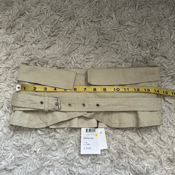 IVF Journey Fund 🫶
ISABEL MARANT Prika High-waist Belts Fabric Beige Ecru - Picture 10 of 10